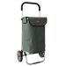 Green Naples Aluminium 2 Wheel Shopping Trolley - 45L