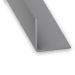 Grey PVC Equal Corner Profile - 15mm x 15mm x 1m