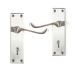 Basta Victorian Door Handles - Satin Nickel