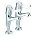 1/2" Apollo 1/4" High Neck Sink / Basin Taps with Turn Levers