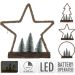 Jute Battery-Operated 45 LED Christmas Figures on Wood – Assorted Designs