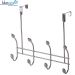 Blue Canyon Leo Over Door Chrome 4 Hook Rail