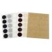 Self adhesive caps packs of 100 - Light Oak