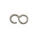 25mm (1") x 12g PB 'S' Hook (Pack of 2)