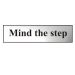 Mind The Step Self Adhesive Caution Sign