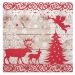 3-Ply Christmas Napkins – Reindeer, Tree and Angel Design 20 Pack I 33x33cm