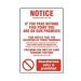 Occupiers Liability Act 1995 (Information) - PVC Sign (200 x 300mm)