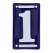 Enamel House Number - 1