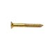 Premier 10 X 2" CSK Slotted Woodscrew Brass