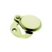 Polished Brass Heavy Duty Covered Escutcheon - 42mm x 33mm