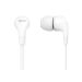Philips In-Ear Wired Headphones with Dynamic 8.6 mm Drivers, Bold Bass, Gold-Plated 3.5mm Jack, Inline Remote Control, Voice Assistant Compatibility, and Tangle-Free Cable – White