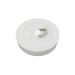 Securit White Bath Plug - 46mm