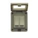 Powermaster IP55 2 Gang Outdoor Damp Proof Switch