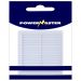 Powermaster 6 Inch Fixed Louvre Vent White Plastic Wall Grille for Interior and Exterior Airflow