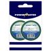 Powermaster Pvc Insulating Tape Green 10m 19mm - Pack 2