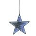 Premier 15cm Battery Operated Lit Star Mirror – Modern White LED Christmas Decoration