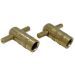 Brass T Bar Style Radiator Keys - Pack of 2