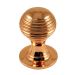 Rose Copper Queen Anne Cupboard Knob - 32mm