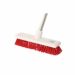 Dosco Hygiene Colour Coded 12" Soft Bristle Brush - Red