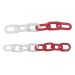 Red-White Plastic Chain 8 x 50mm - Per Metre