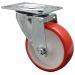 Castor Swivel Red 100mm - 75KG