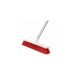 18″ Soft Heavy Duty Hygiene Broom & Alum Handle - Red
