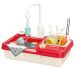 Red Toy Sink Set 23 pieces