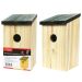 Redwood Nesting Box with Perch - 12 x 11 x 21cm