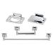 Tema Roma Chrome 4 Piece Bathroom Accessory Set