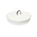 White Basin Sink Plug - 2"