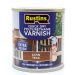 Rustins Quick Drying Polyurethane Varnish Satin Teak 1L