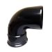 Black 90° Soil Bend - 110mm