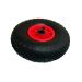 Sack Truck Wheel - Black with Red & Black Inner Hub