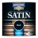 Johnstone's Paint Wood and Metal Satin Black - 250ml