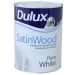 Dulux SatinWood Paint - Pure White 5L