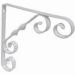 Ornaml Bracket 6in White