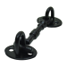 100mm (4") Black Japanned Cast Cabin Hook