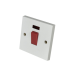 45 Amp 1 Gang Wall Cooker Switch with Neon White