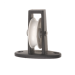 Perry Black Single Upright Across Plate Pulley - 38mm