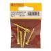 Centurion 1.5" x 10 Slotted Brass CSK Woodscrews - Pack Of 5