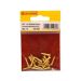 Centurion 5/8 x 4 Slotted Countersunk Brass Woodscrews - Pack Of 19