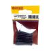 Centurion Slotted Round Black Jap Woodscrews - 1½" x 10 - Pack Of 8