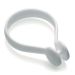 Croydex Shower curtain button rings - white