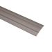 Trojan Self Adhesive Coverstrip Profile - Brushed Silver 0.9m