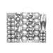 Silver Christmas Tree decoration - 112 piece