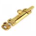 Solid Brass Slide Bolt 6"