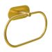 Stainless Steel Matt Gold Self-Adhesive Towel Ring No-Drill Modern Bathroom Holder Corrosion Resistant
