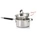 Steelex Touch Pan With Glass Lid - 22cm