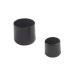 Black Rubber Outer Round Ferrule 16mm