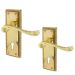 Georgian Lever Lock Handle Brass